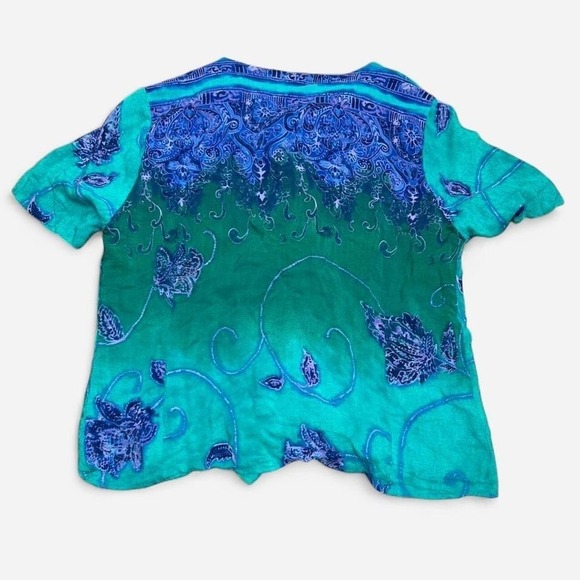 Vintage Floral Boho Top - Picture 2 of 6